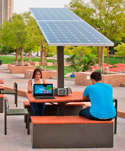 Punto de recarga Solar